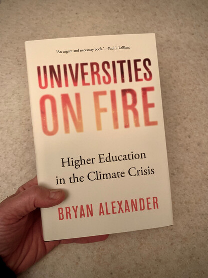The book "Universities on Fire: Higher Education in the Climate Crisis"